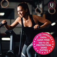 U by Kotex Click Compact Multipack Tampons, Regular/Super, Unscented, 15 Count