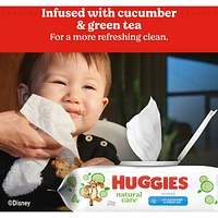 Huggies Natural Care Refreshing Baby Wipes, Scented, 6 Flip-Top Packs