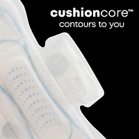 Clean & Secure Ultra Thin Pads with Wings, Heavy Absorbency
