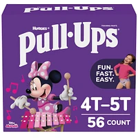 Pull-Ups Girls' Potty Training Pants Size 6, 4T-5T, 56 Ct