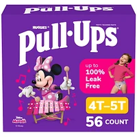 Pull-Ups Girls' Potty Training Pants Size 6, 4T-5T, 56 Ct