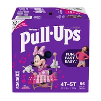 Pull-Ups Girls' Potty Training Pants Size 6, 4T-5T, 56 Ct