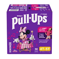 Pull-Ups Girls' Potty Training Pants Size 6, 4T-5T, 56 Ct