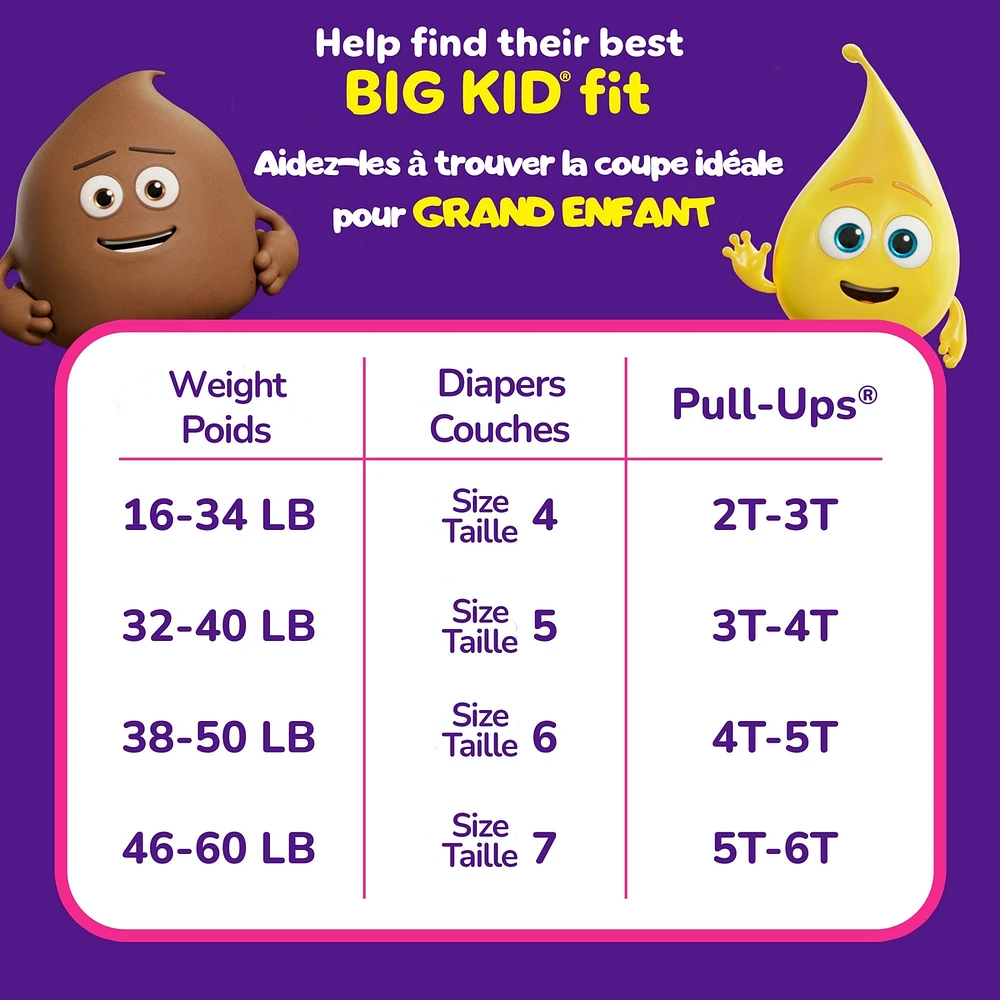 Pull-Ups Girls' Potty Training Pants Size 6, 4T-5T, 56 Ct