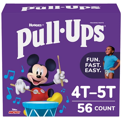 Pull-Ups Boys' Potty Training Pants Size 6, 4T-5T, 56 Ct