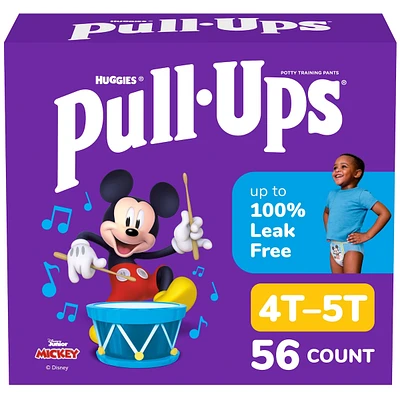 Pull-Ups Boys' Potty Training Pants Size 6, 4T-5T, 56 Ct