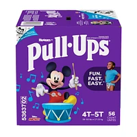 Pull-Ups Boys' Potty Training Pants Size 6, 4T-5T, 56 Ct