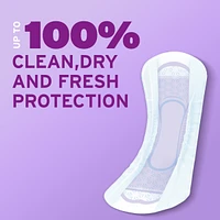 Poise Ultra Thin Postpartum Incontinence Pads with Wings, Light Absorbency, Regular Length, 60 Count