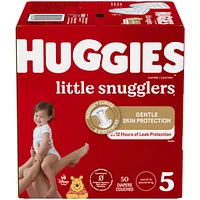 Huggies Little Snugglers Diapers, Size 5, 50 Count