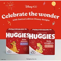 Huggies Little Movers Baby Diapers, Size 4, 58 Count