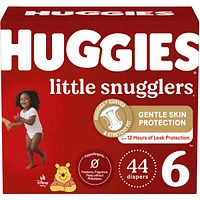 Huggies Little Snugglers Diapers, Size 6, 44 Count