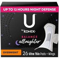 Ultra Thin Overnight Pads with Wings