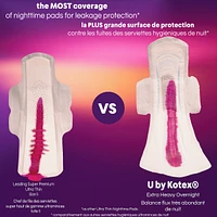 Ultra Thin Overnight Pads with Wings, Extra Heavy Absorbency