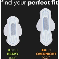 Serviettes ultraminces U by Kotex Balance avec ailes pour adolescentes, absorption accrue
