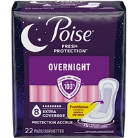 Incontinence Pads for Women/Bladder Leakage Pads/Bladder Control Pads, 8 Drop, Overnight Absorbency
