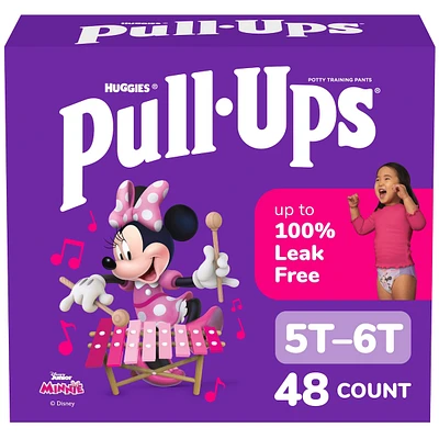 Girls' Potty Training Pants, 5T-6T (46+ lbs)