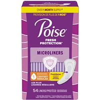 Poise Daily Microliners, Incontinence Panty Liners, 1 Drop Lightest Absorbency