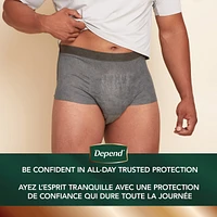 Depend Real Fit Incontinence Underwear for Men, Disposable, Maximum Absorbency, Large/Extra Large