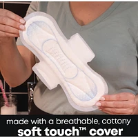 Serviettes maxi de nuit U by Kotex Clean & Secure avec ailes