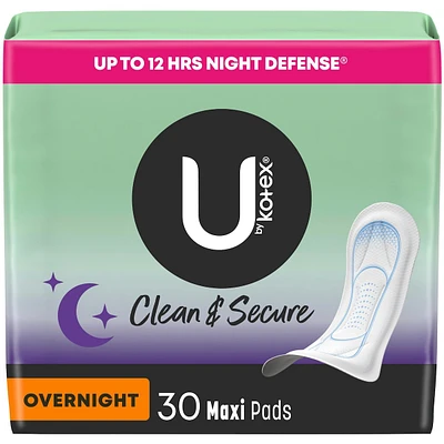 Clean & Secure Overnight Maxi Pads