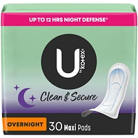 Clean & Secure Overnight Maxi Pads