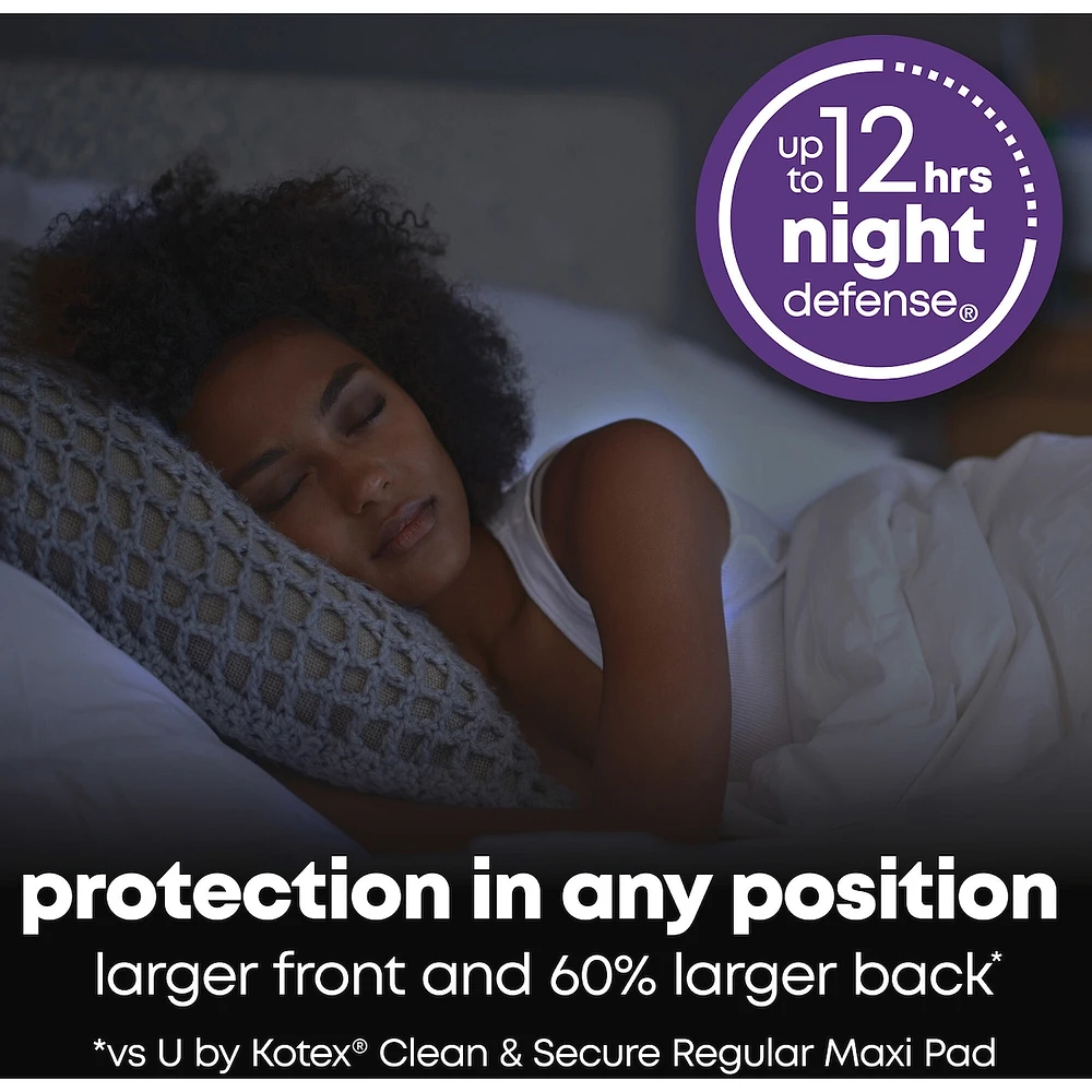 Clean & Secure Overnight Maxi Pads