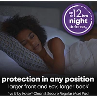 Clean & Secure Overnight Maxi Pads
