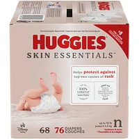 Couches pour nouveau-nés Skin Essentials, taille nouveau-né (2,5 à 4 kg [6 à 9 lb])