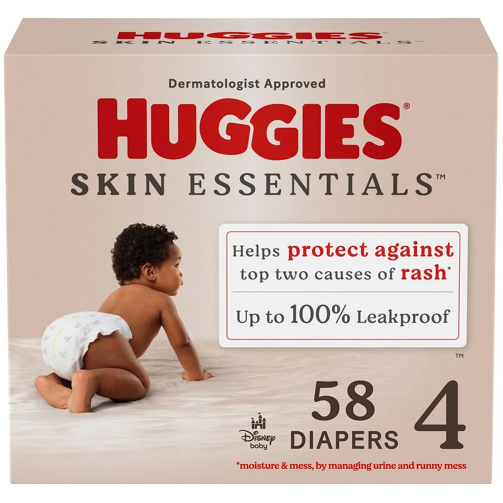 Skin Essentials Baby Diapers, (- lbs