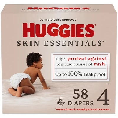 Skin Essentials Baby Diapers, (- lbs