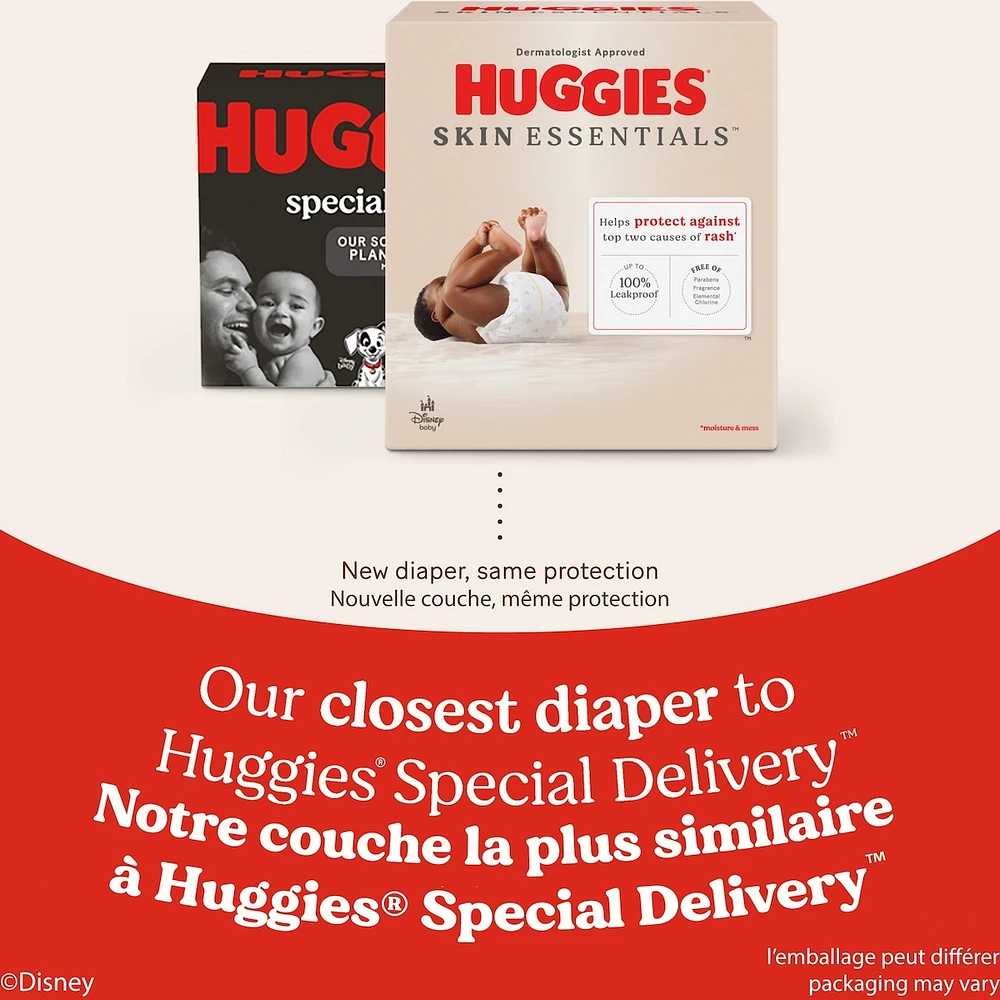 Skin Essentials Baby Diapers, (- lbs