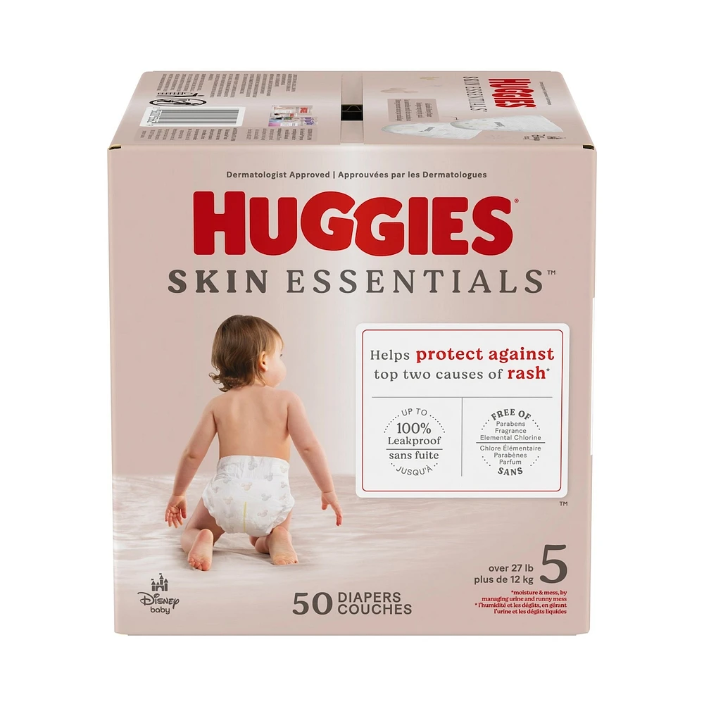 couches pour bébés Skin Essentials, taille 2 (5 à 8 kg [12 18 livres