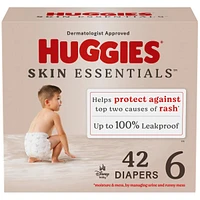Skin Essentials Baby Diapers, 5 (27+ lbs), 50 Ct