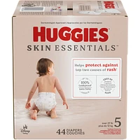 Skin Essentials Baby Diapers, Size 5 (27+ lbs)
