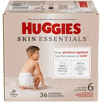 Skin Essentials Baby Diapers, Size 6 (35+ lbs)