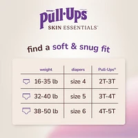 Girls Skin Essentials Training Pants, 4T-5T (38-50 lbs)
