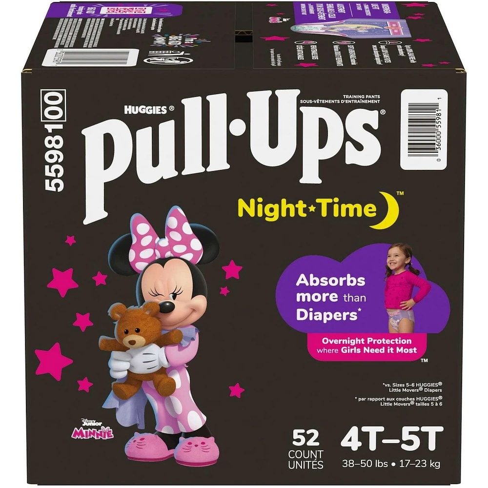 Boys' Night-Time Potty Training Pants, 4T-5T (38-50 lbs)