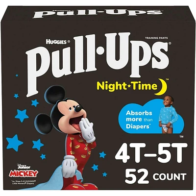 Girls' Night-Time Potty Training Pants, 4T-5T (38-50 lbs)