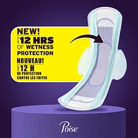 Overnight Ultra Thin Incontinence & Postpartum Pads with Wings for Bladder Leaks, 8 Drop Extra Absorbent, Long Length, 20 Count