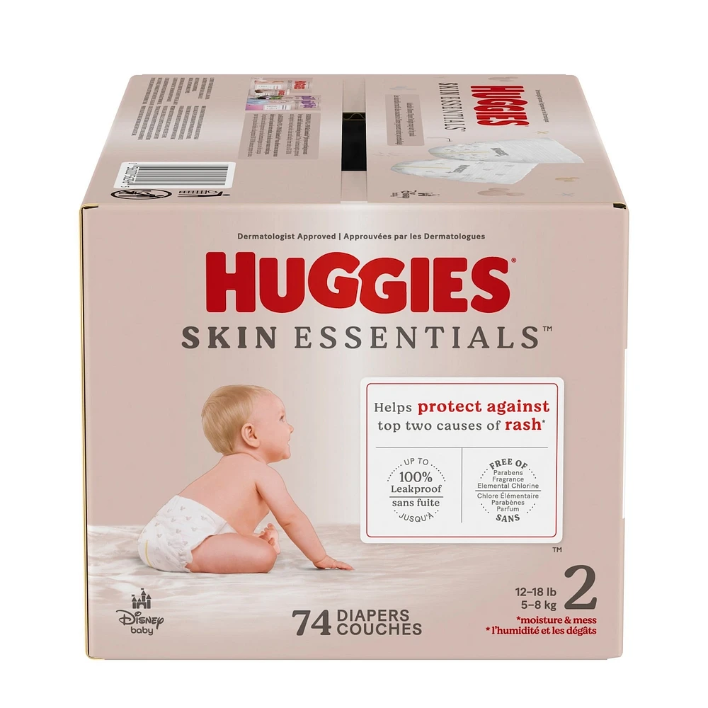 Skin Essentials Baby Diapers, (- lbs