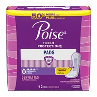 Incontinence Pads & Postpartum Pads, 5 Drop Maximum Absorbency, Long Length, 60 Count