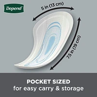 Shields Incontinence Pads for Men, Light Absorbency, 90 Count