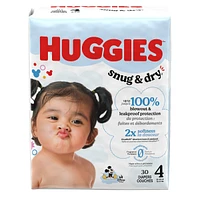 couches pour bébés Snug & Dry, taille 1 (4 à 6 kg [8 14 livres