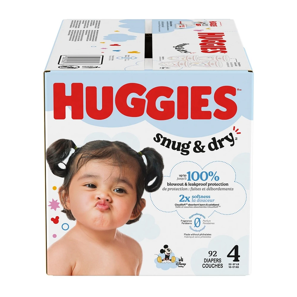 Couches pour bébés Little Movers, taille ( livres et plus