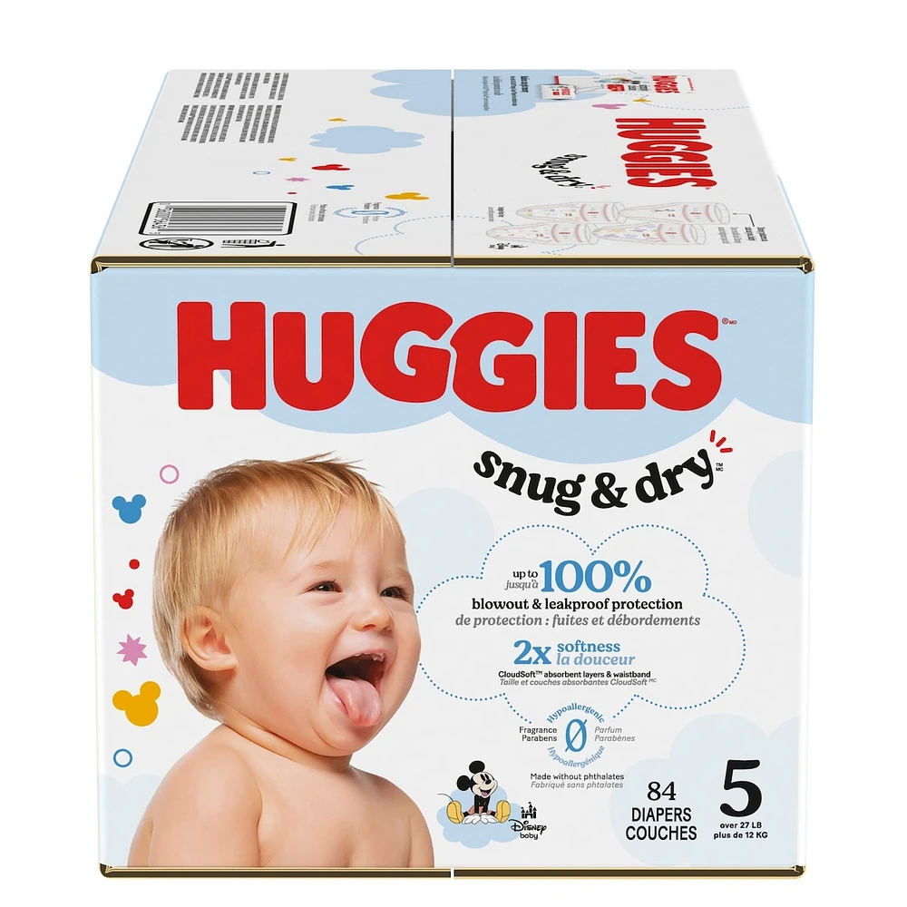 Couches pour bébés Little Movers, taille ( livres et plus