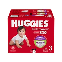 Couches pour bébés Little Movers, taille ( livres et plus