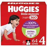 Couches pour bébés Little Movers, taille ( livres et plus