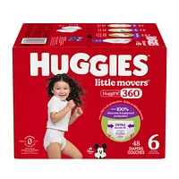 Couches pour bébés Little Movers, taille ( livres et plus