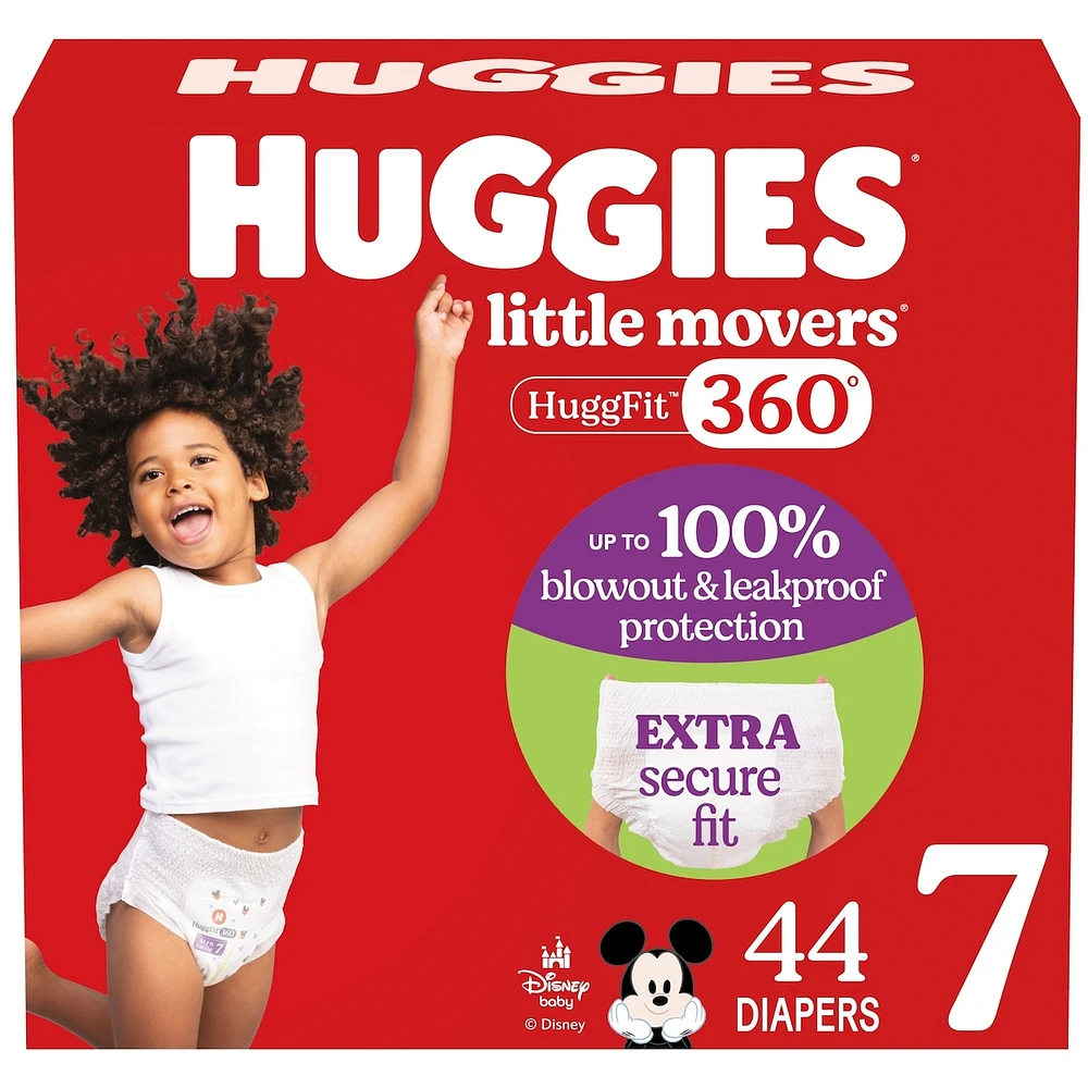 Couches pour bébés Little Movers, taille ( livres et plus