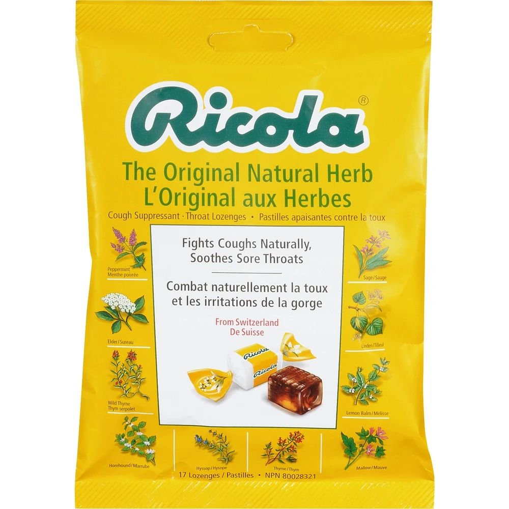 Original Natural Herb Cough Suppressant Throat Lozenges